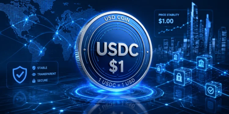 USDC stabilcoin a Circle kibocsátótól