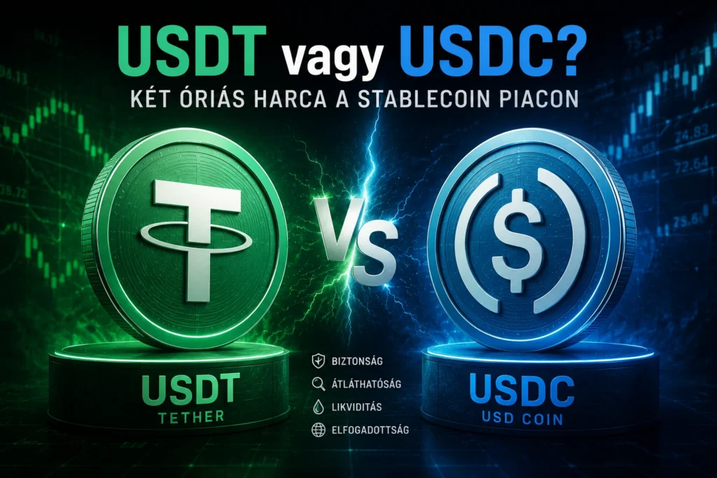 usdt és USDC a világ két legnagyobb stabilcoinja