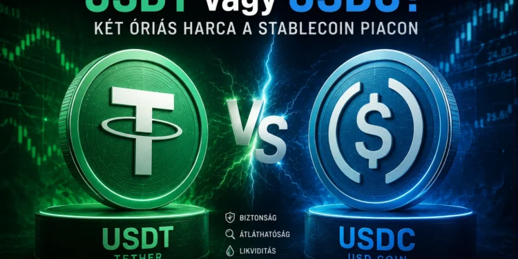 usdt és USDC a világ két legnagyobb stabilcoinja
