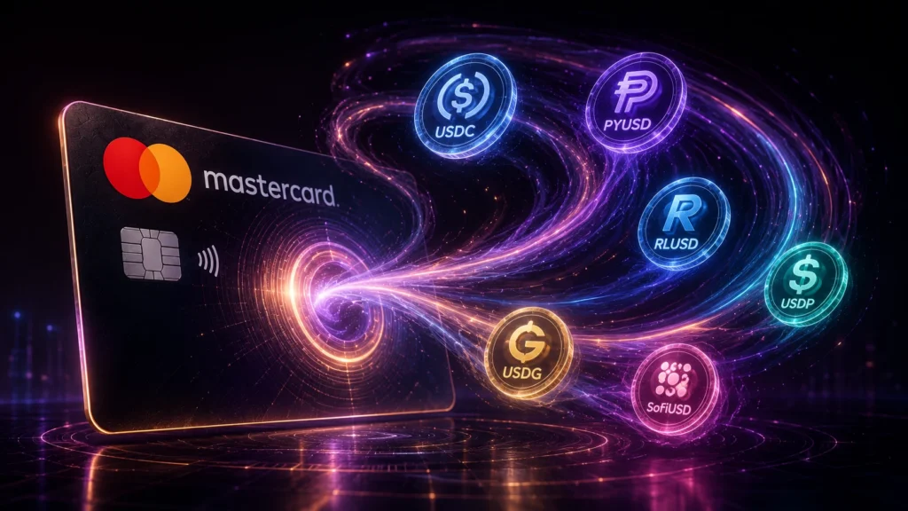 Mastercard stabilcoin fizetési megoldások a Polygon-on