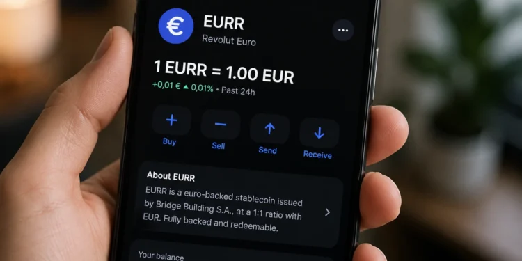 EURR stabilcoin a Revolut saját euro bázisú stablecoinja